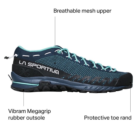 La Sportiva TX2 Women’s Approach Shoe Size 9 - Turquoise/Blue - Picture 7 of 7